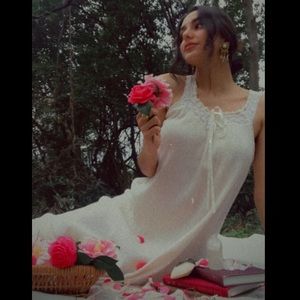 Vintage Lace Chemise Nightgown